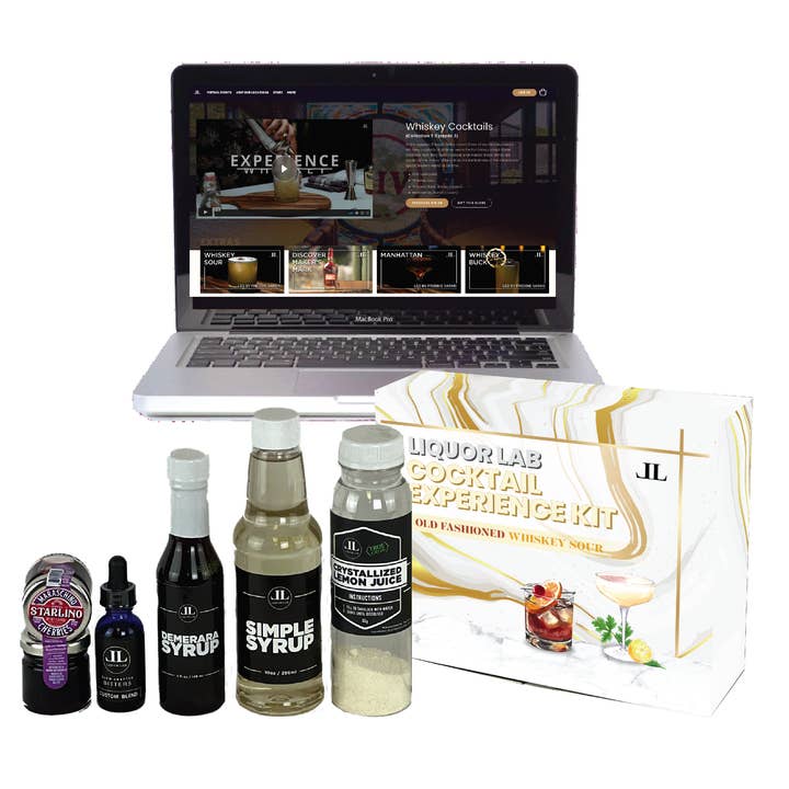 Kit Expérience Sour Old Fashioned & Whisky (Kit Cocktail) pour la vente par Liquor Lab