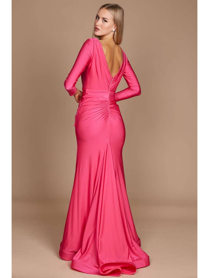 Kos Couture - Wholesale Gown - Women's - Long Sleeve Formal Evening Dress 20