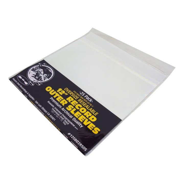 12" Premium Oversize Resealable LP Box Set Record Sleeves for wholesale by Square Deal Recordings & Supplies