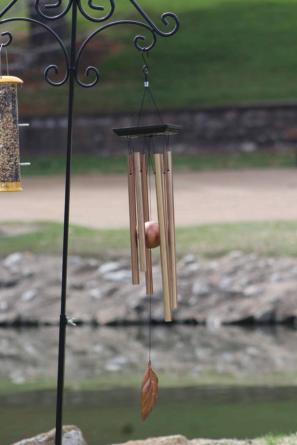 Ashman Online - Wholesale Outdoor Ornament/Decor - Ashman 91 Inch Adjustable Shepherds Hook With Floral Design1