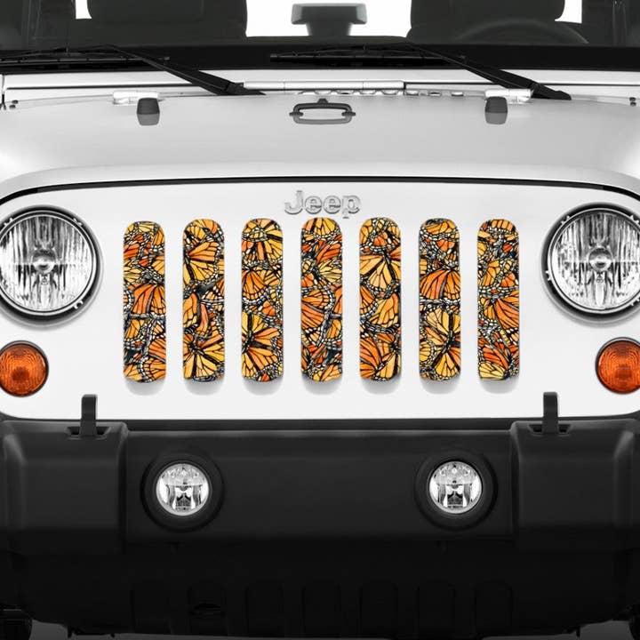 Monarchs Jeep Grille Insert for wholesale by Dirty Acres