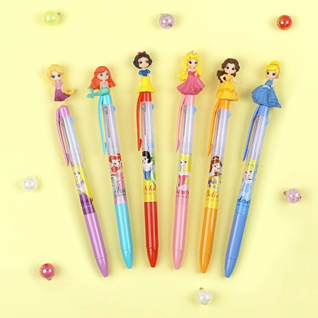 K-Wonderland – Engroshandel Pen – Disney Princess premium kuglepen med 3 farver