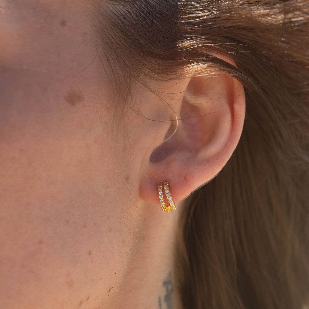 Verve - Wholesale Huggie oorbellen - Blaise 6