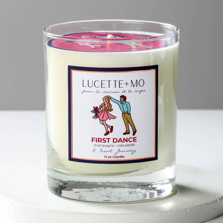 Luxury candle First Dance 11 oz. for wholesale by Lucette+Mo
