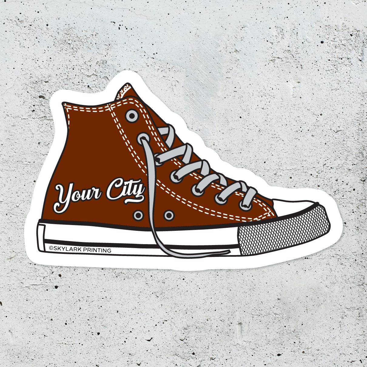 Skylark Printing - Wholesale Sticker - Custom Vintage High Top Shoe  Souvenir Sticker23