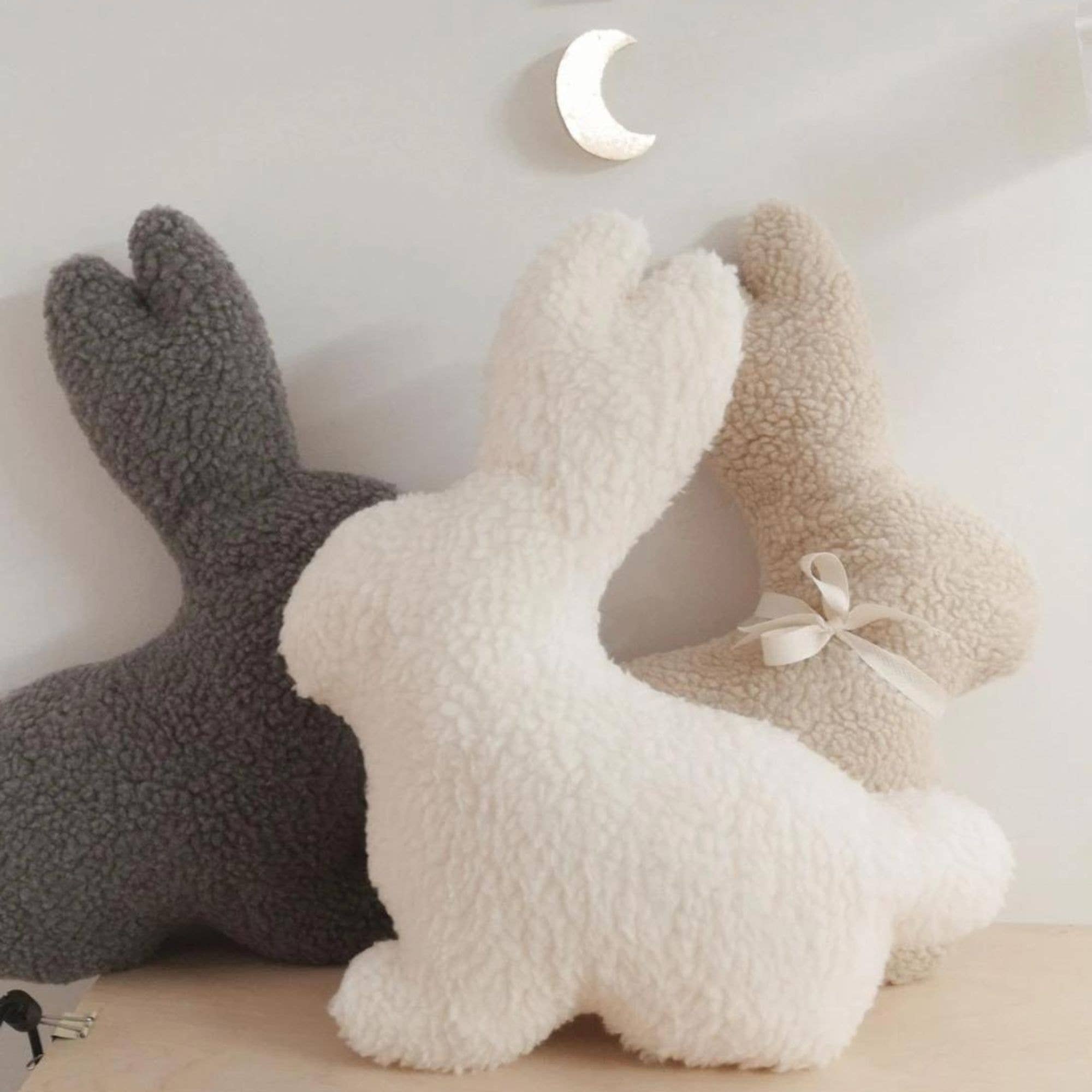 The Butter Flying - Vente Coussin décoratif - Coussin Lapin de Pâques - 4 Couleurs6