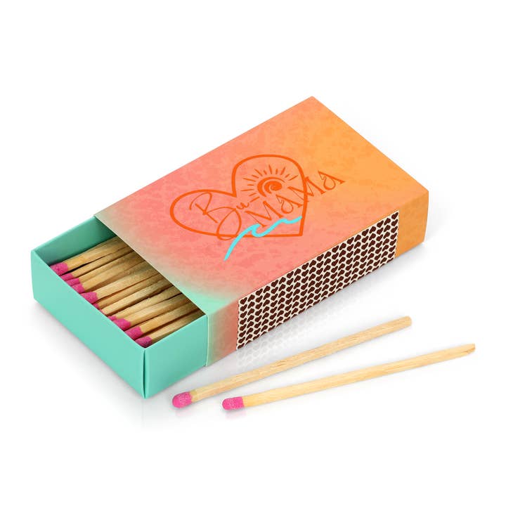 BuMama Match box with Pink Tip Matches for wholesale by BuMama