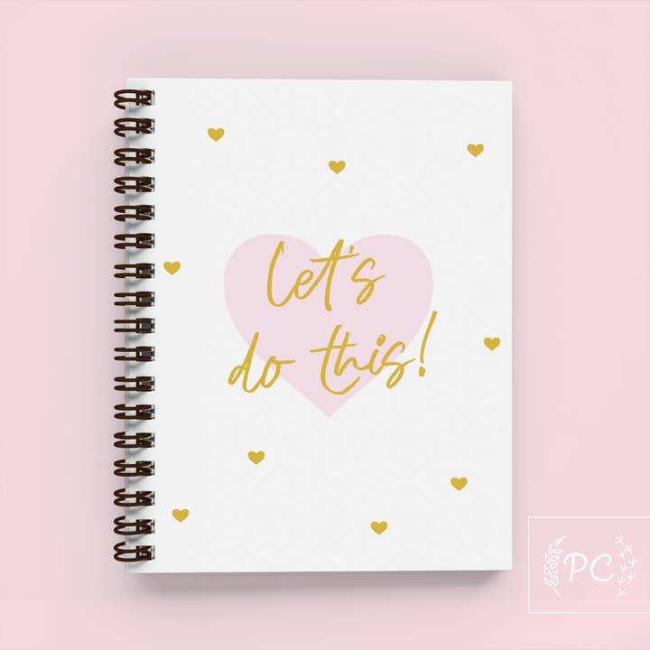 hagamos esto | cuaderno para venta al por mayor de Prairie Chick Prints