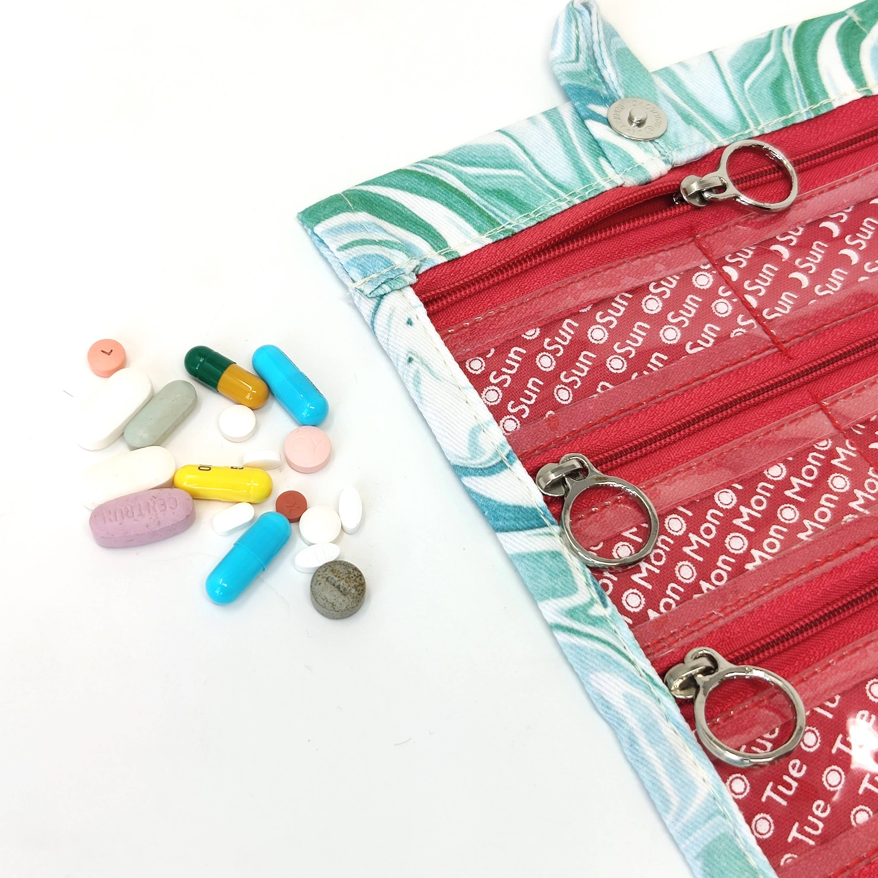 Clutch by Sara Gorman - Wholesale Pill Organizer - Pillfold™ XL Weekly Pill Organizer6