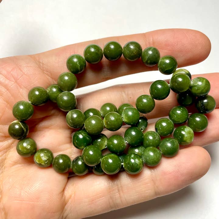 Colar Vintage de Contas de Jade | 16 Polegadas por atacado de Whitestone Jewelry Co.