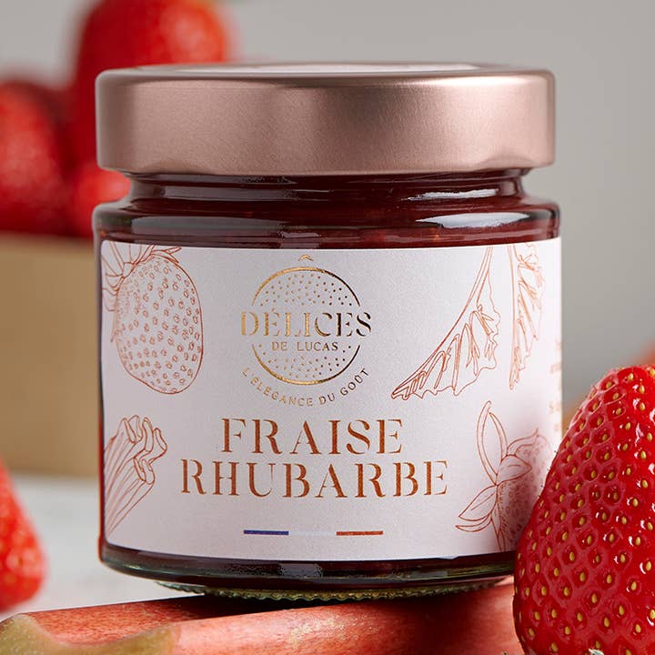 Strawberry rabarber för wholesale av O'délices de Lucas