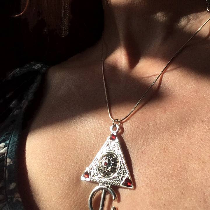 Elysium Pendants - Wholesale Pendant/Charm Necklace - Archangel Uriel necklace, Swarovsky, Swarovsky rhinestones
