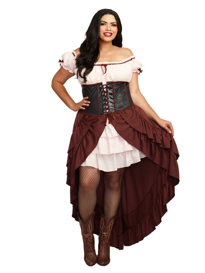 Grande taille Saloon Gal pour la vente par Dreamgirl International