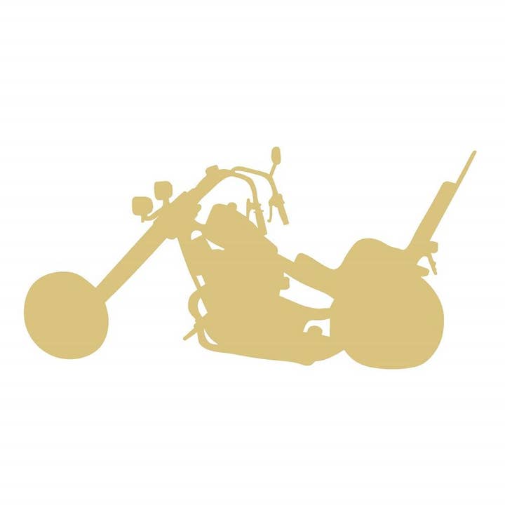 Recorte de madera sin terminar para motocicleta, estilo 9 para venta al por mayor de Diverse Woodworking