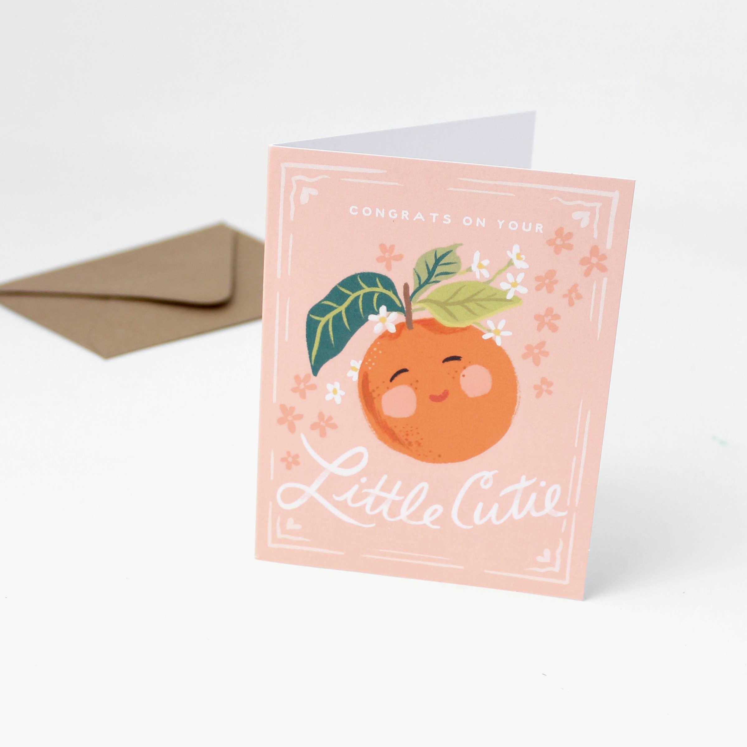 Inklings Paperie - Wholesale Baby Card - Little Cutie New Baby Card1