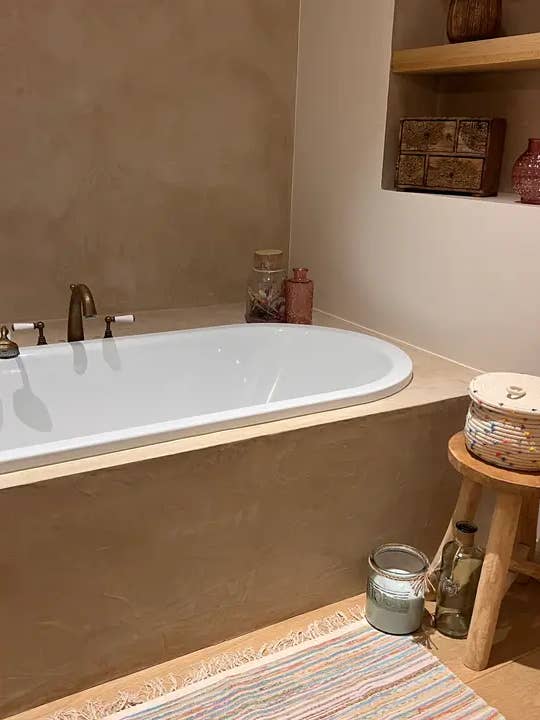 Nieuwe handgeweven sari badmat - (Mooie Pastel) voor wholesale door Crafts by Solid