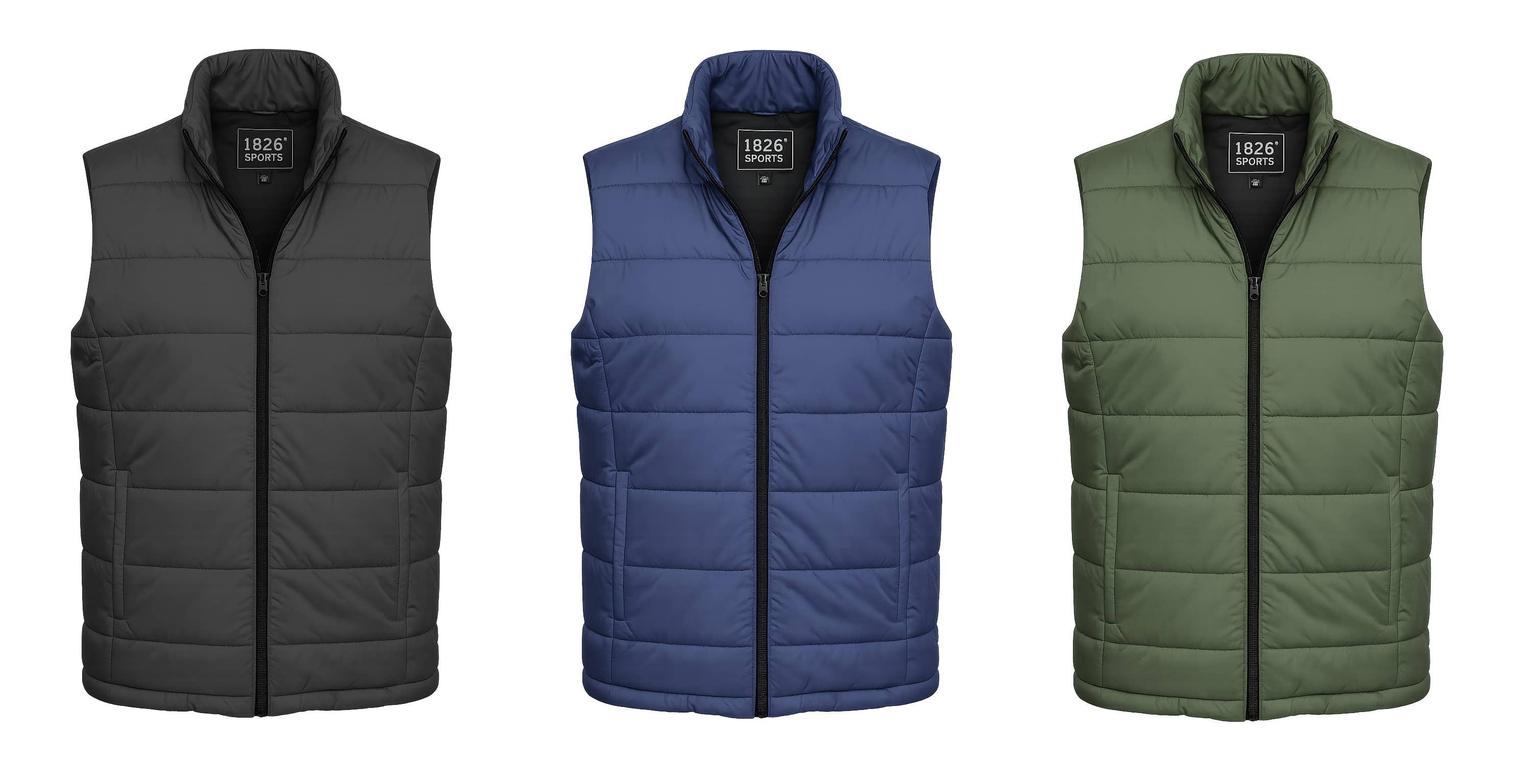 1826 – wholesale Outerwear Vest - Men’s – 1826 Outdoor Men's Lightweight Puffer Vest9