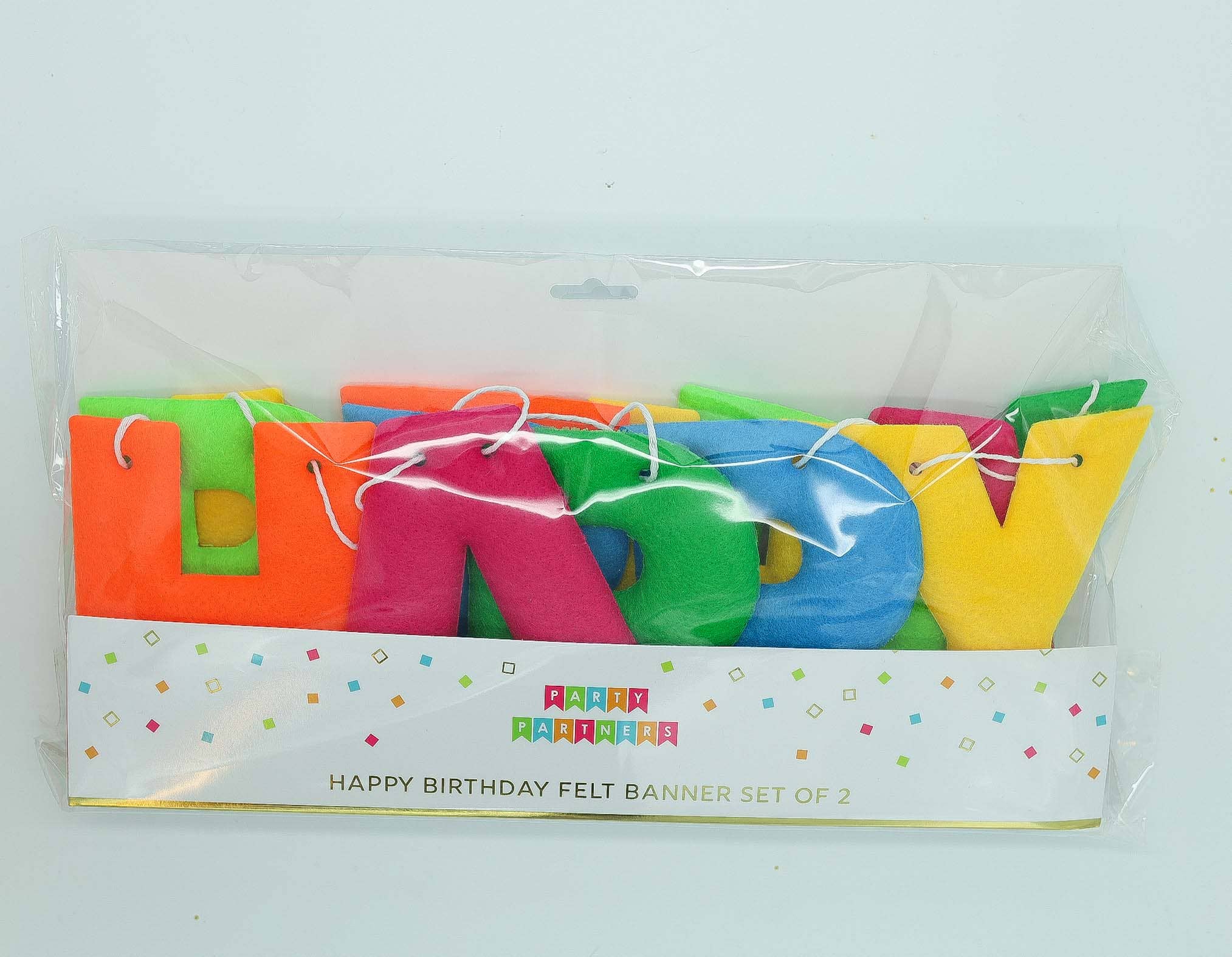 Party Partners - Wholesale Party Sign/Banner - Happy Birthday Padded Felt Banner4
