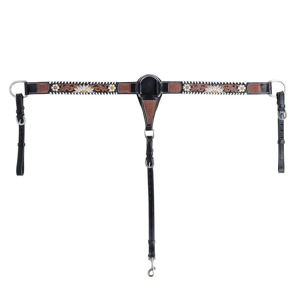 FRINGE & LUXE - Wholesale Horseback Riding Gear - Tooled 6 piece matching tack set 6