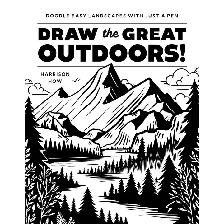 Macmillan Publishers - Wholesale Arts & Entertainment - Draw The Great Outdoors: Doodle Easy Landscapes