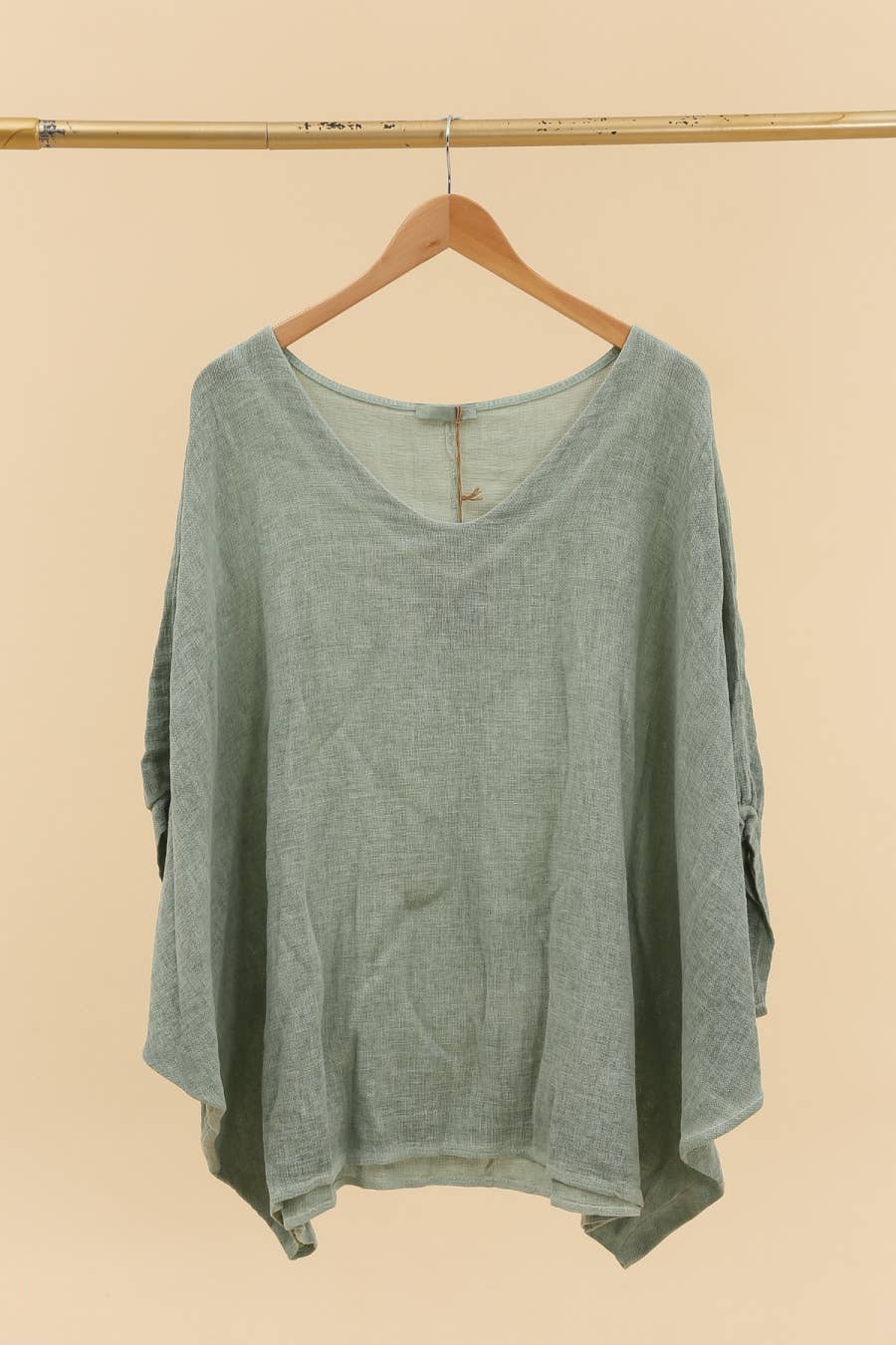 LÉA & LUC - Vente Tunique – femme - Blouse en 50% lin et 50% coton REF. 465215