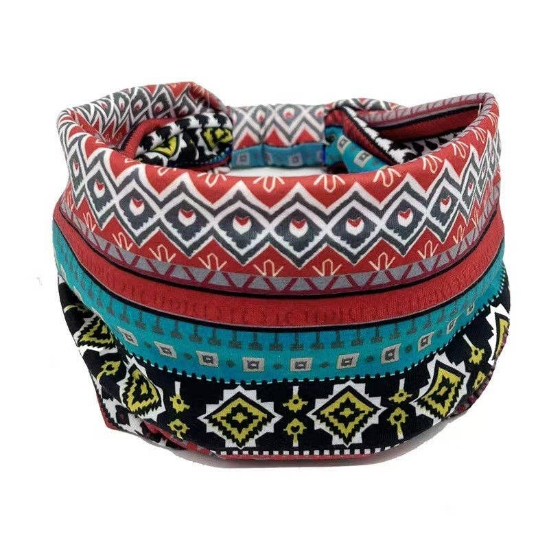 ShieldChic - Wholesale Fashion Headband - Women's - Printed Knot Elastic Headband0