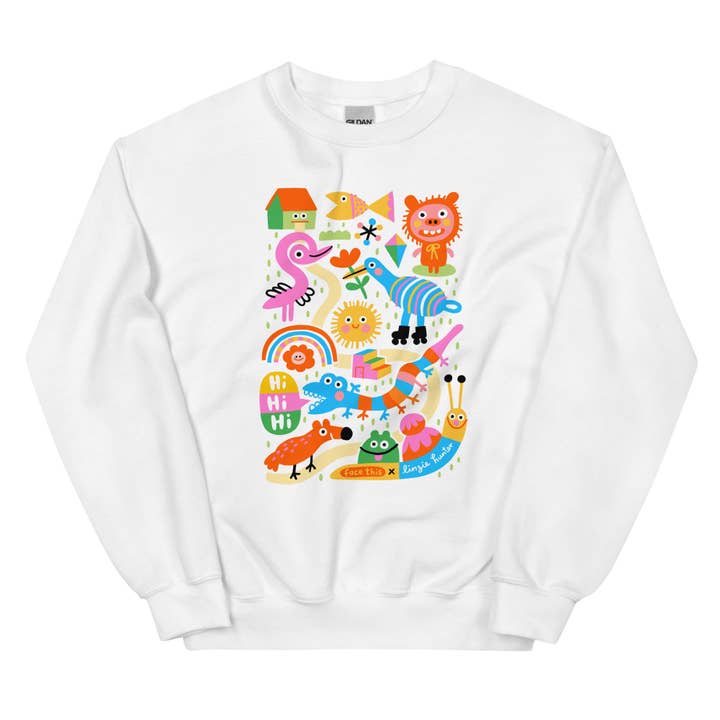 Face This - Wholesale Graphic Sweatshirt - Unisex - Linzie Hunter x Face This Sweater8