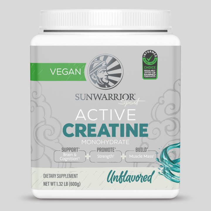 Unflavored Active Creatine Drink Powder - Vegan, 600 grams for wholesale by Sunwarrior