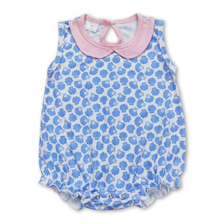 Barboteuse d'été sans manches pour bébé fille pour la vente par Yawoo Garments
