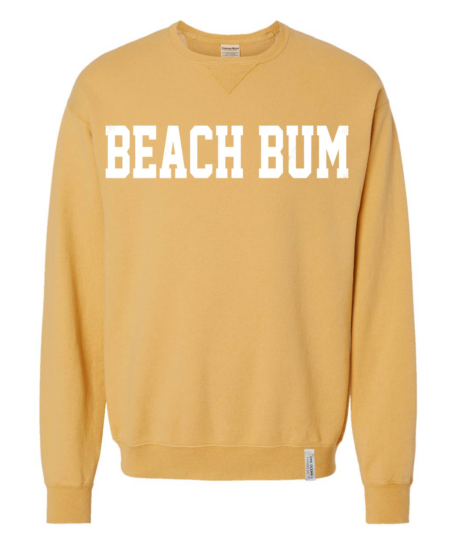 One Ocean Apparel Co.. - Wholesale Graphic Sweatshirt - Unisex - BEACH BUM Crewneck - CUSTOM COLORS0