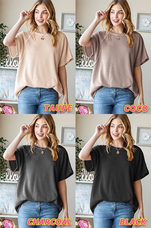 HEIMISH – Engroshandel Tunika - Dame – ET7518-10 MASSIV URBAN RIBBET TOP7