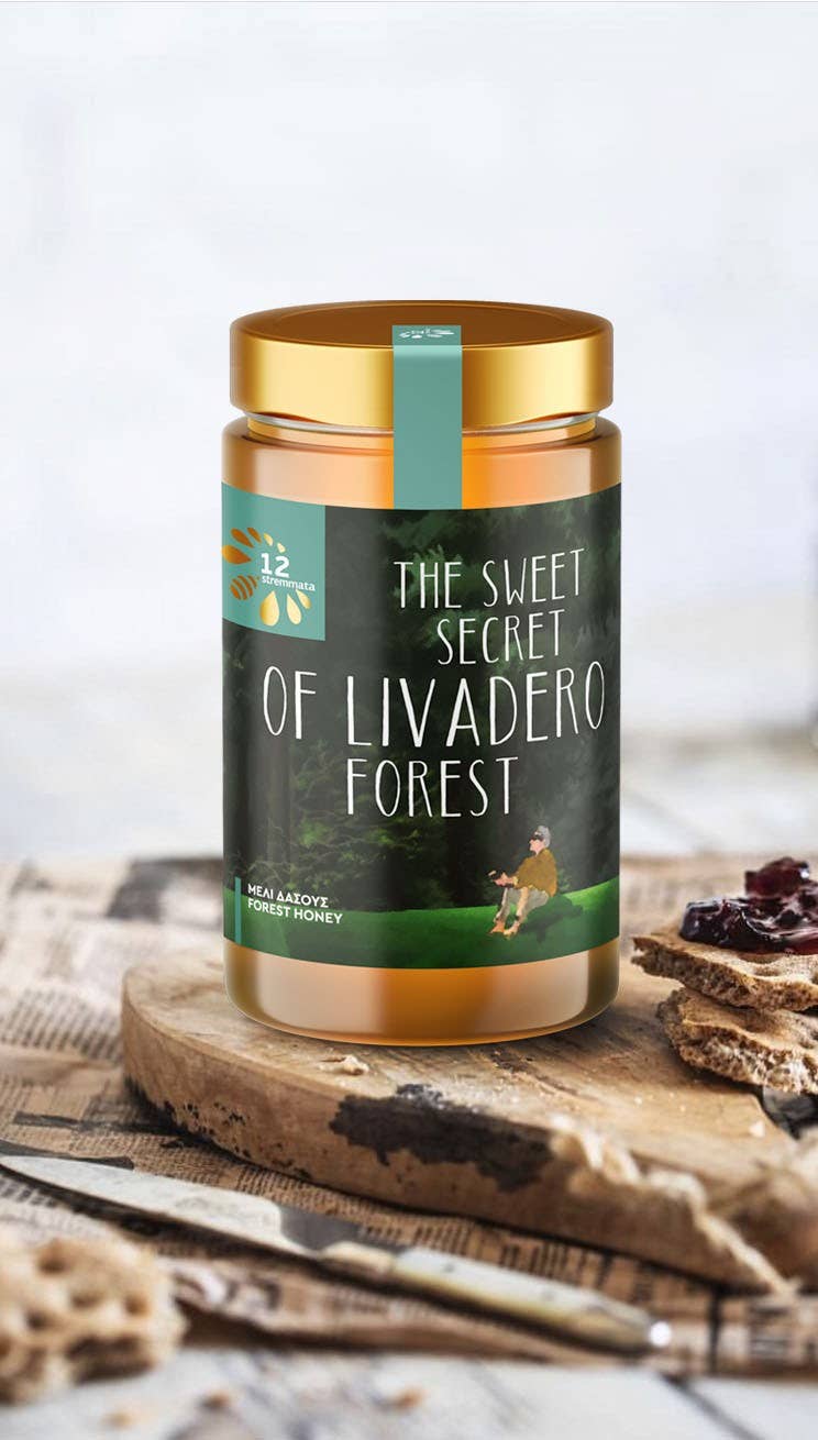 ARISTOS olivenöl - Venta al por mayor Miel - Miel de bosque griego de Livadero 400 g1