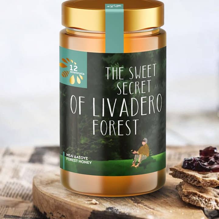 ARISTOS olivenöl - Venta al por mayor Miel - Miel de bosque griego de Livadero 400 g1