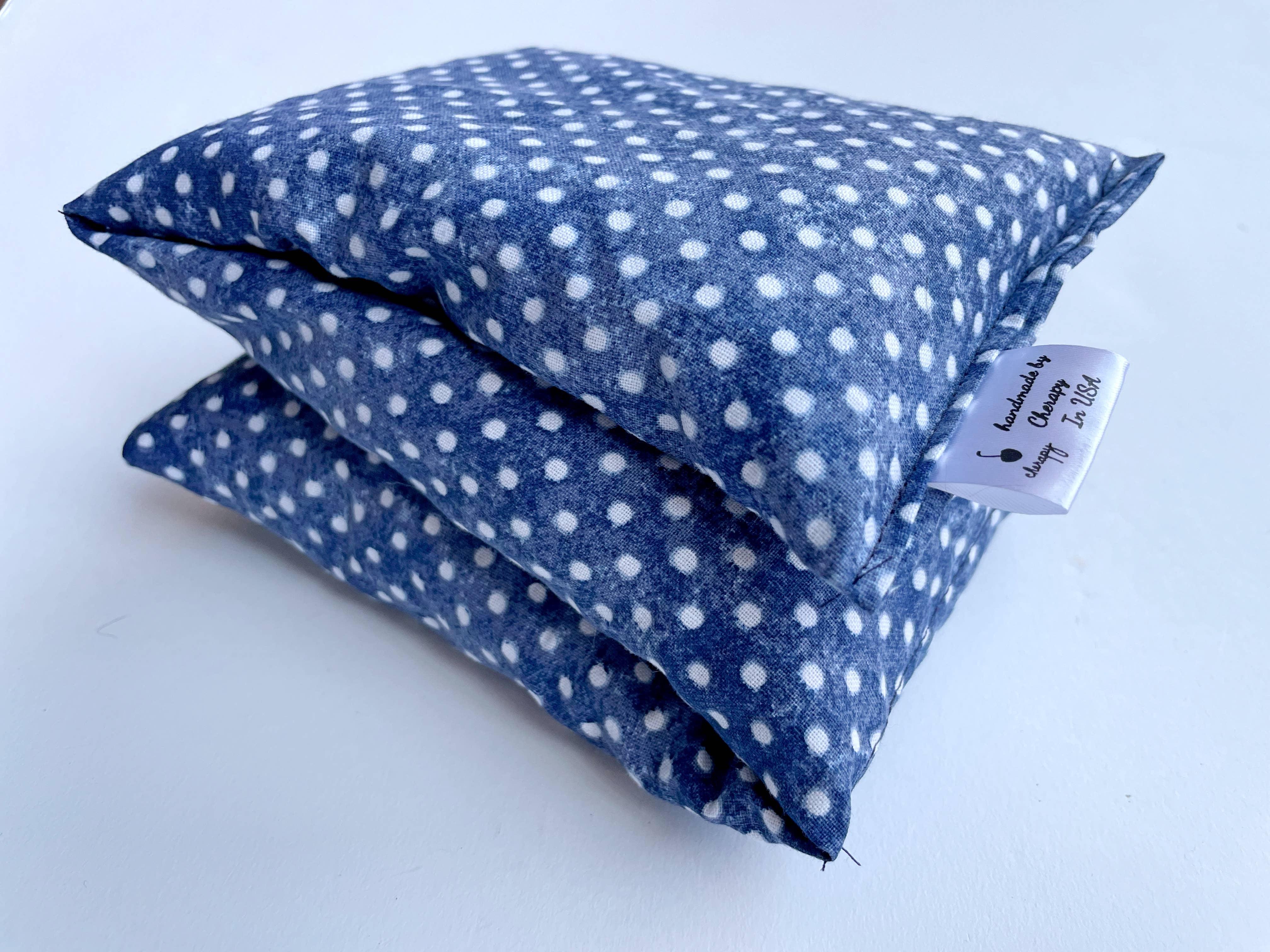 Cherapy - Wholesale Hot/Cold Compress - Therapeutic Heat Wrap - blue with dots2