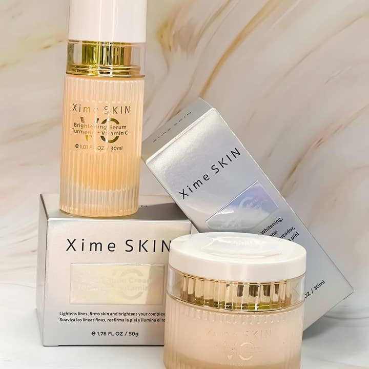 Vitamina C+ Creme e Soro de Cúrcuma por atacado de XIME BEAUTY