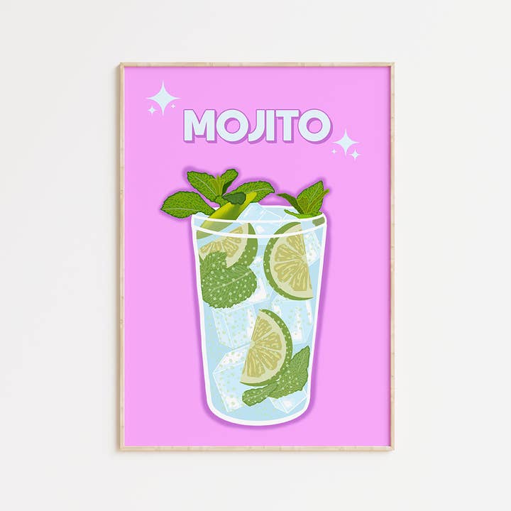 Mojito print voor wholesale door Howrad Studios