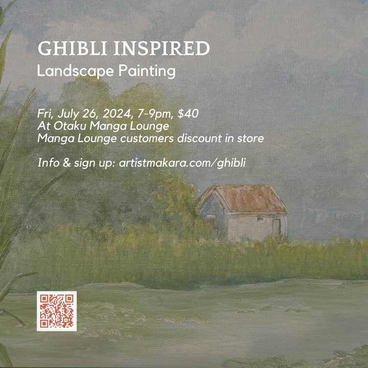 Artist Makara Thach Sernett - Wholesale Painting/Drawing - July 26 Workshop: Ghibli Inspired Landscape3