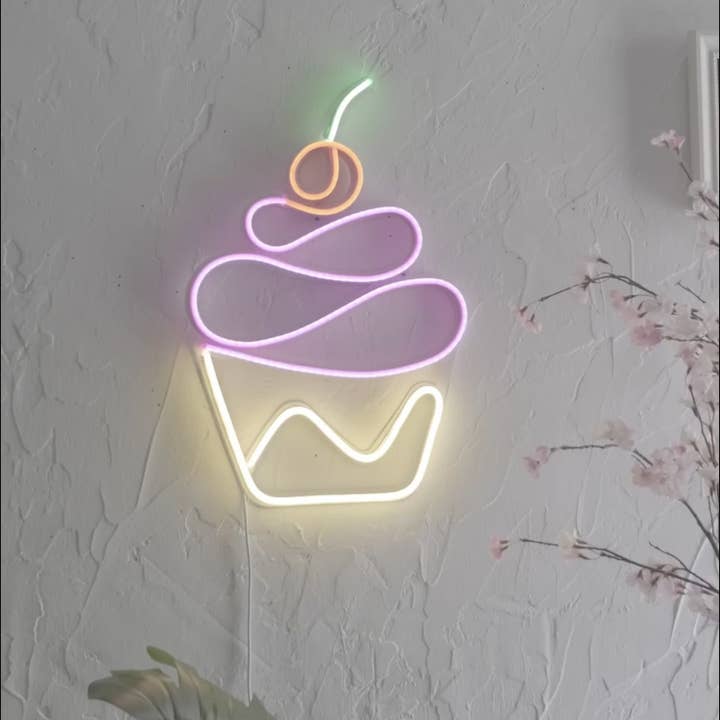 Hoagard - Wholesale Neon Sign - Cupcake Neon Wall Art