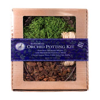 SuperMoss - Orchid Potting Kit, Sheet Moss