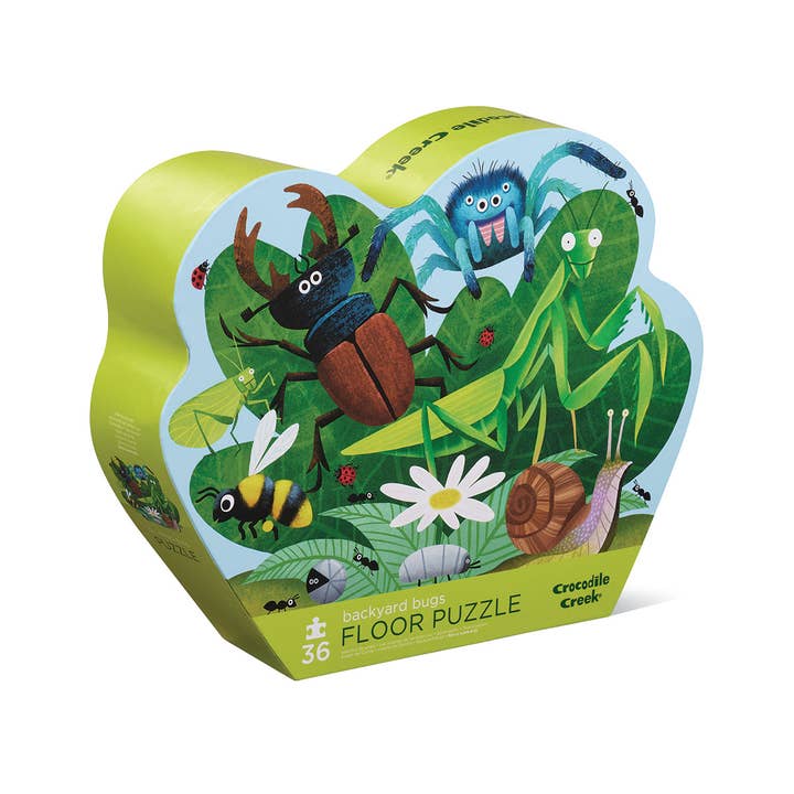 Crocodile Creek Inc. - Wholesale Puzzle - Kids - 36-Piece Puzzle - Backyard Bugs