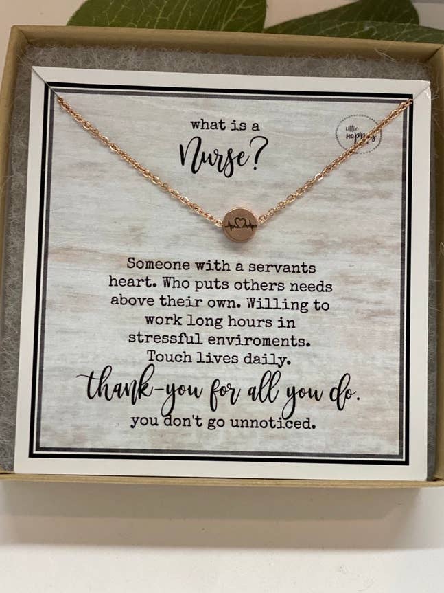 Nurse Necklace - Gift for Nurse - Nurse Graduation Gift for wholesale by Little Happies Co