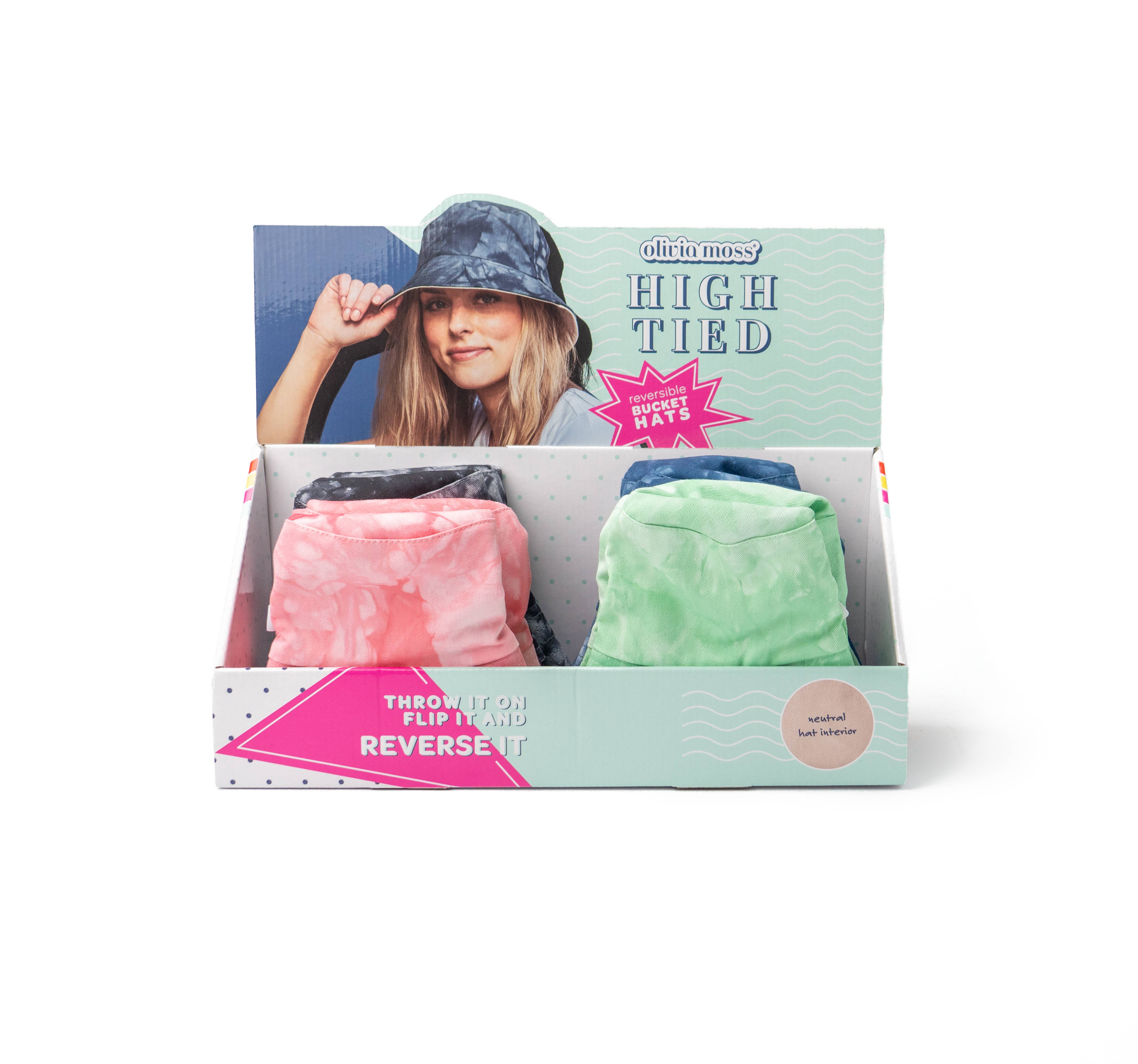 DM Merchandising - Wholesale Bucket Hat - Women's - Olivia Moss High Tied Reversible Bucket Hat2