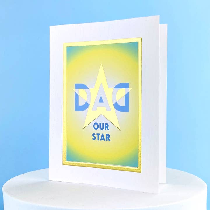 DAD | Father's Day Card for wholesale by Ormolu Press