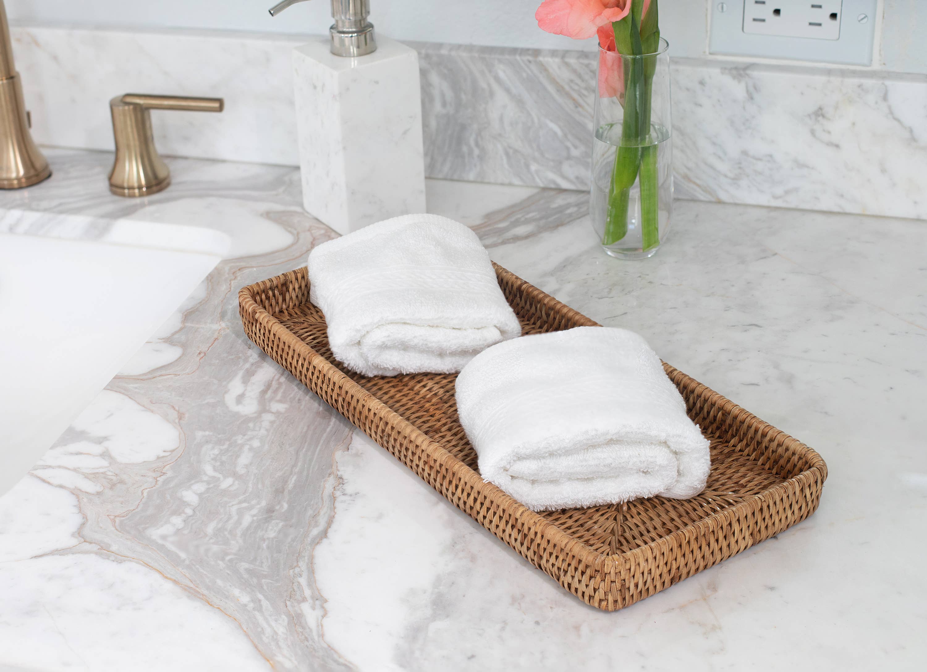 Artifacts Trading Company - Wholesale Decorative Tray - Rattan Rectangular Vanity Tray6