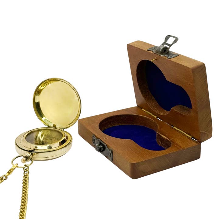 Messing drukknopkompas aanpassen voor wholesale door Dollond & Co.