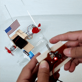 Kitsville - Wholesale DIY Craft Kit - Kids - Radio-Controlled Boat DIY Kit, Educational STEM Toy for Kids2