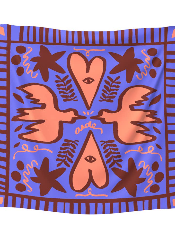 Medium LIBERTY Scarf / 100% Silk Twill Capsule for wholesale by STUDIO ARDE