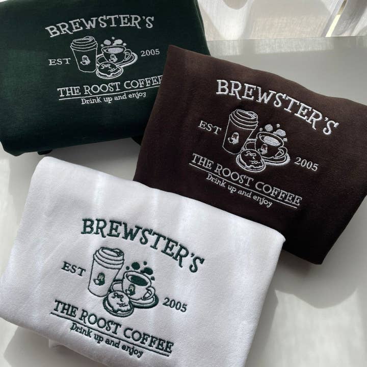 Brewsters Rundhalspullover für den Großhandel von Petimint