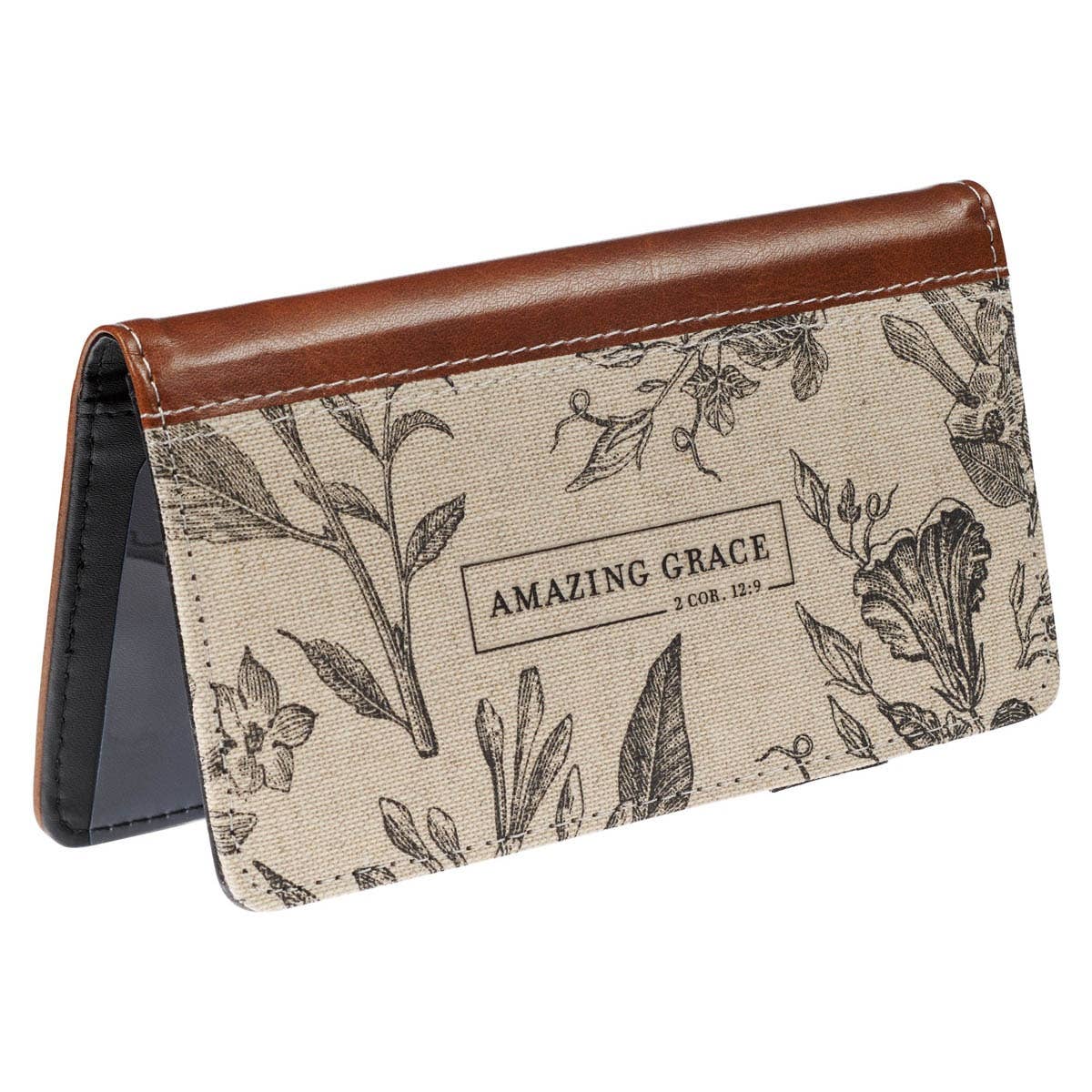 Christian Art Gifts - Wholesale Wallet - Women's - Checkbook Wallet Amazing Grace 2 Cor. 12:92