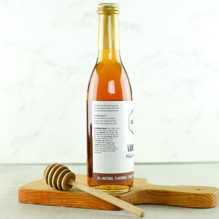 RogersMade - Wholesale Cocktail Mix/Syrup - Bee in Your Bonnet Vanilla Bean Flavoring Syrup